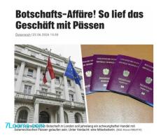 Österreichischs Botschaft in London: Schwunghafter Handel mit österreichischen Pässen ?  ;