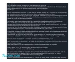Jetzt oder nie Im Ukrainekrieg läuft das Zeitfenster für eine diplomatische Lösung ab  ;