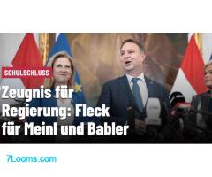 SCHULSCHLUSS Zeugnis für Regierung: Fleck für Meinl und Babler