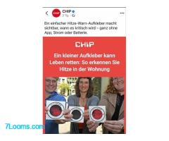 Wenn du nicht merkst, dass deine DG-Wohnung 32°C hat, dann hilft der Aufkleber!
