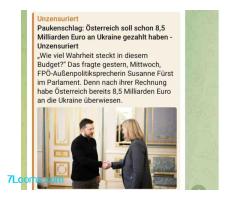 Egal, ob der Betrag genau stimmt oder nicht, es ist ein Verbrechen gegenüber allen Österreichern, ;