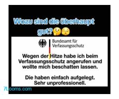 Bundesamt für Verfassungsschutz ; Beschattung einmal anderes ;