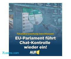 Totalüberwachung beschlossen: EU-Parlament führt Chat-Kontrolle wieder ein! ;