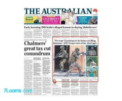 In der australischen Zeitung The Australian erschien ein Interview mit Soldaten, die ukrainische ;