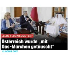 „Teure PR-Flüge statt Gas-Verträge – Das grüne Energiemärchen ist endgültig entlarvt!“ ;