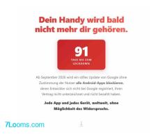 ‼️ ACHTUNG: Google will die Android-User entmündigen ! ;