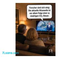 Forscher einig: Die aktuelle Hitzewelle ist vor allem Folge einer zu niedrigen CO2-Steuer ;