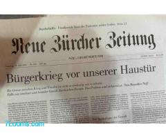 Schweizer Zeitung über Deutschland: „Bürgerkrieg vor unserer Haustür“ ;