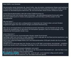 Und in Österreich ? Im AlpenDisneyLand wird  Kanzlerdarsteller Stocker wieder Provinzanwalt ! ;