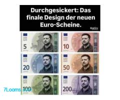 Durchgesickert: Das finale Design der neuen Euro-Scheine.