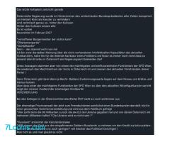 Hinter den Kulissen wissen alle- Es ist vorbei Neuwahlen im Februar 2027 ;