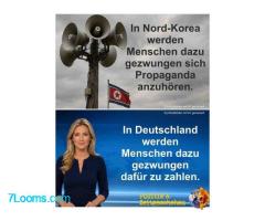 In Nord-Korea werden Menschen dazu gezwungen sich Propaganda anzuhören.