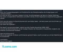 Ps - Bevor die Propagandapapageien und Stiefelknechte des Netanjahuregimes die Anzeige ;