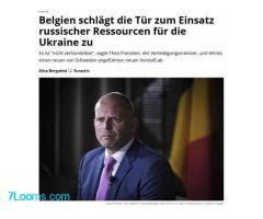Belgien blockiert erneuten Vorstoß: Keine Nutzung eingefrorener russischer Vermögenswerte ! ;