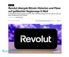 Revolut gab KYC-Daten und Bitcoin-Historien nach gefälschter Behördenanfrage frei! ‼️