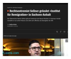 Nichts braucht Deutschland heute dringender als ein Institut für Remigration.  ;