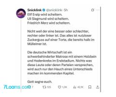 Der wirtschaftliche und kulturelle Niedergang Deutschlands lässt sich nicht mehr aufhalten. ;