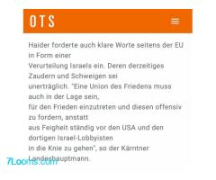 Haider fand damals klare Worte in Richtung Israel.Wer hatte ein Interesse daran, ihn umzubringen? ;