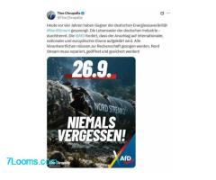 Eine Regierung, die den #Nordstream Terroranschlag auf die eigene Energieversorgung nicht ;
