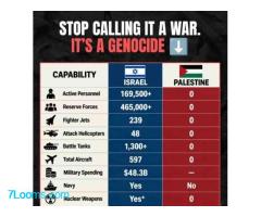 STOP CALLING IT A WAR. IT´S A GENOCIDE ! ;