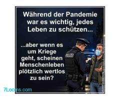 Während der Pandemie war es wichtig, jedes Leben zu schützen...   ;