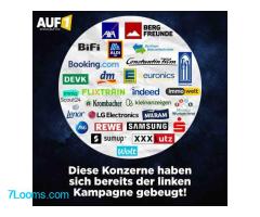 Feige eingeknickt: Diese Konzerne unterwarfen sich bereits Campacts linker Sperrliste. ;