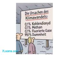 Die Ursachen des Klimawandels:   ;