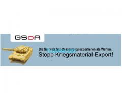Unterstüzen Sie:  GSoA - Gruppe für eine Schweiz ohne Armee;