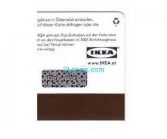 Ikea Österreich Guthaben Karte zum wiederaufladen; 2010