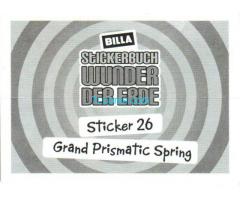 Biete Billa Sticker Nr. 26, Grand Prismatic Spring vom Stickerbuch Wunder der Erde 2013