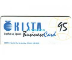 Ökista Business Card 1995