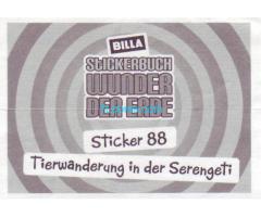 Biete Billa Sticker Nr. 88, Tierwanderung in der Serengeti vom Stickerbuch Wunder der Erde 2013