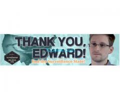 Support: Thank You Edward Snowden, End the Surveillance State;