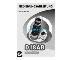 Biete Emporia Schnurlostelefon Dect D18AB mit Anrufbeantworter